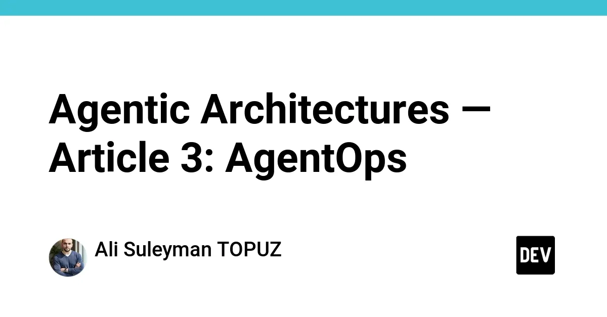 Treat Your Coding Agent Like a Distributed System — The AgentOps Engineering Discipline for Production LLM Agents