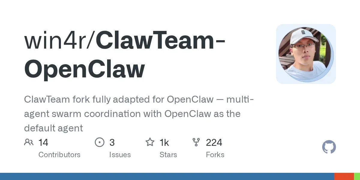 ClawTeam: Multi-Agent Swarm Coordination Built on OpenClaw