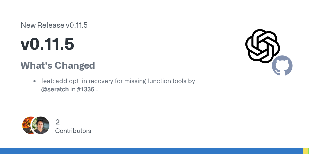 OpenAI Agents JS 0.11.5 Makes Resumed Runs and Traces Less Private-API Fragile