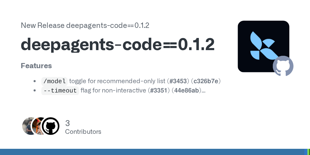 Deep Agents Code 0.1.2 Makes MCP Login, Model Choice, and Headless Runs Less Like a Science Project