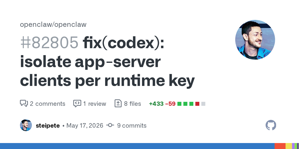 OpenClaw’s Codex App-Server Fix Is the Multi-Agent Concurrency Patch the Runtime Needed