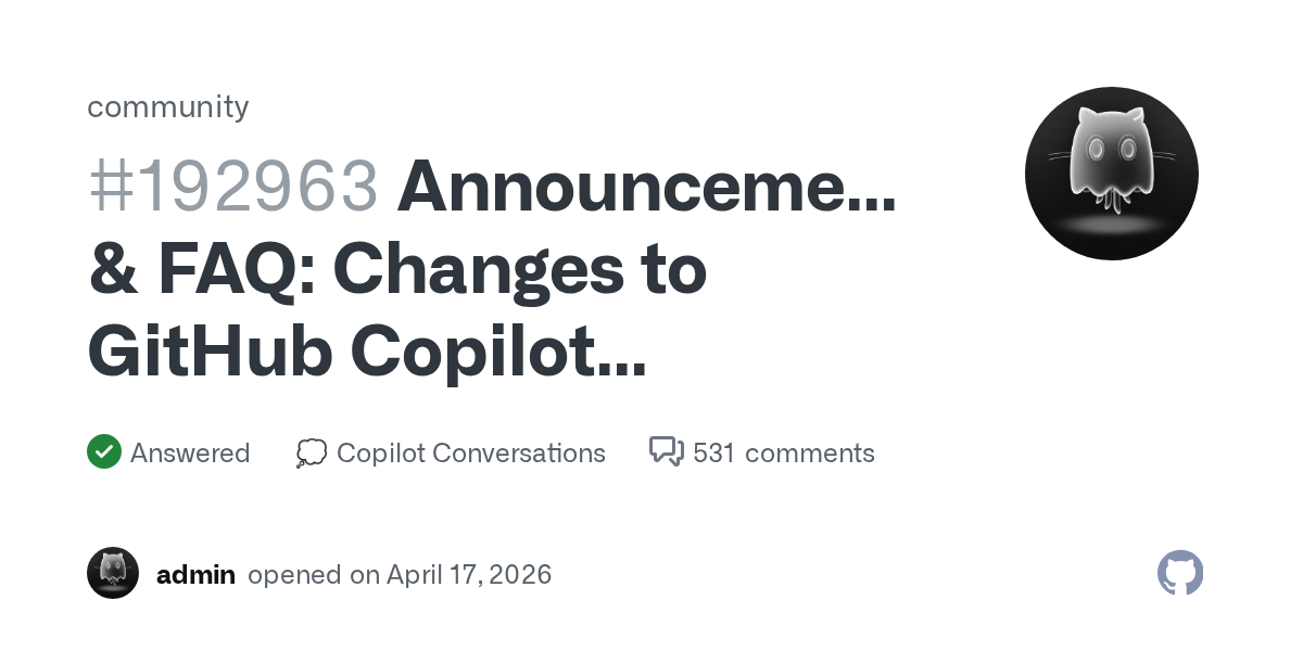 GitHub Copilot's Surprise Announcement: Sign-Ups Paused, Opus Evicted From Pro, Rate Limits Now Visible