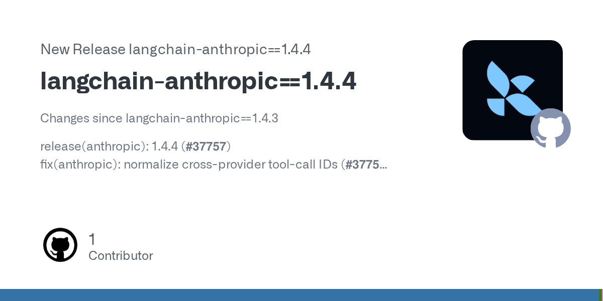 LangChain’s Anthropic Patch Fixes the Kind of Multi-Model Agent Bug That Makes Routers Look Haunted