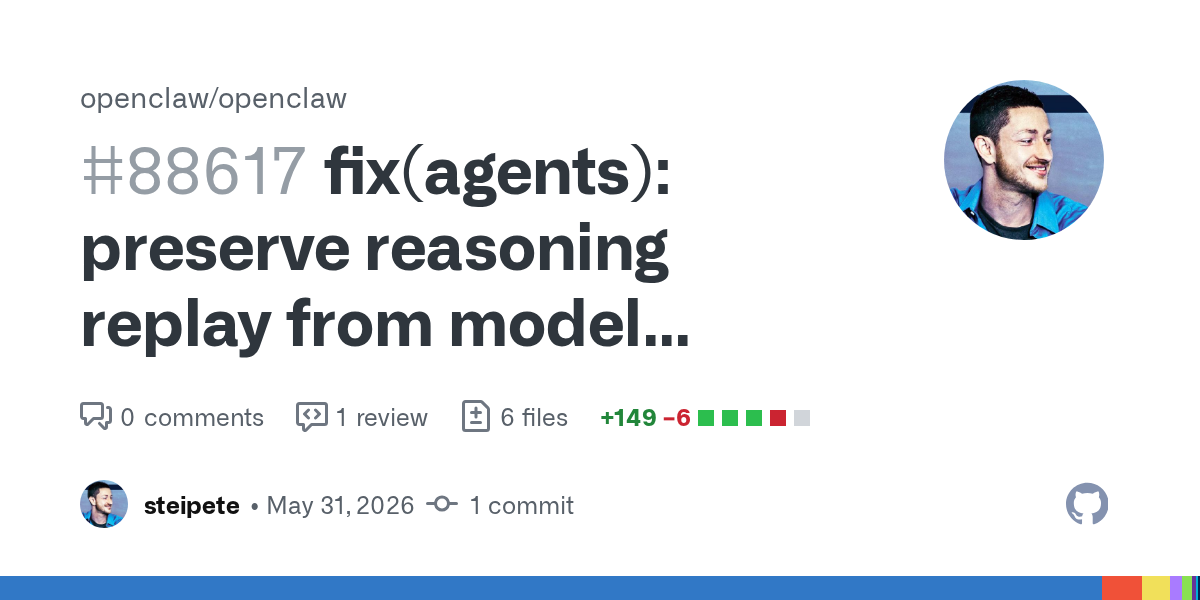OpenClaw’s Reasoning Replay Fix Is a Win for Local and Self-Hosted Coding Models