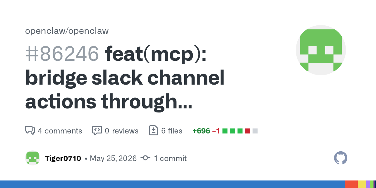 OpenClaw’s Slack MCP Bridge Turns a Documented Skill Into a Callable Tool Surface