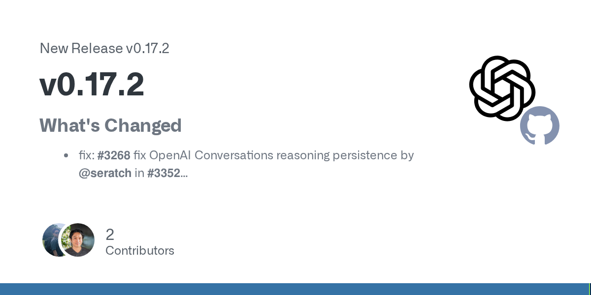 OpenAI Agents Python 0.17.2 Fixes the Runtime Edges Where Real Agents Break