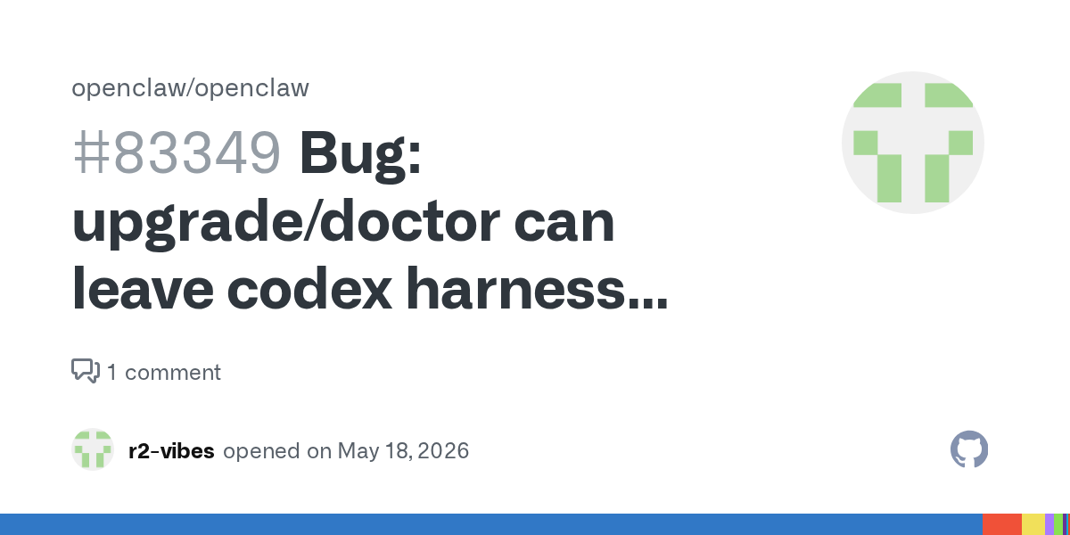 OpenClaw’s Stale Codex Routing Bug Is a Model Fallback Problem Disguised as Auth Plumbing