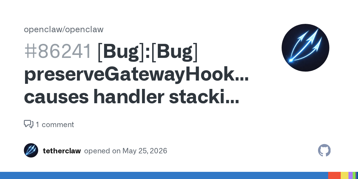 OpenClaw’s Hook-Runner Regression Shows Why Hot Reload Is a Production Feature, Not Dev Sugar