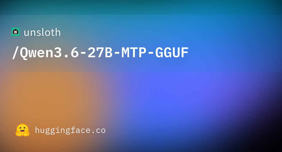 Unsloth’s Qwen3.6 MTP GGUFs Make Local Coding Agents Less Theoretical