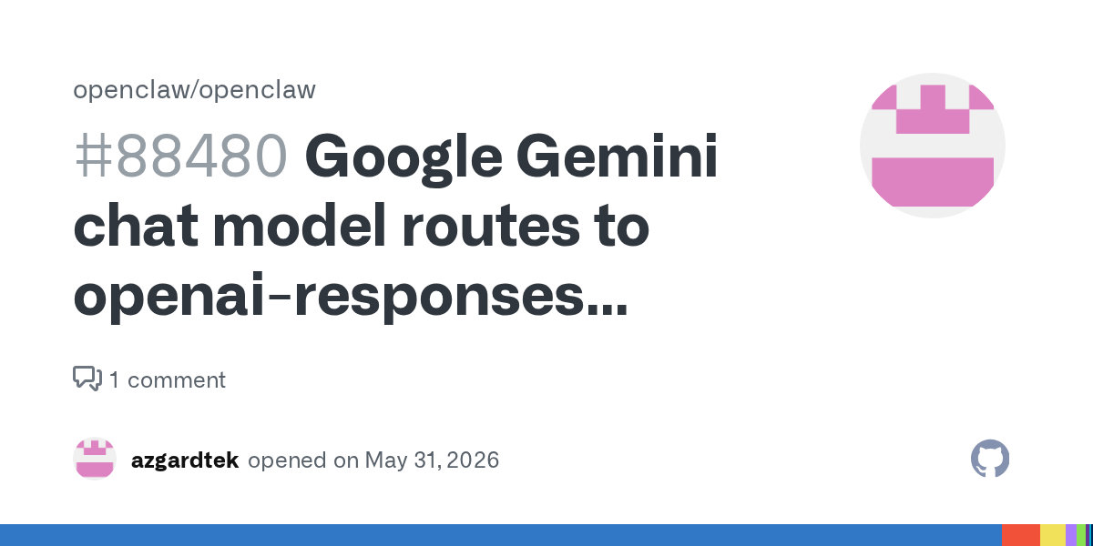 Gemini Routing Bug Shows BYOK Agent Stacks Fail at the Boring Boundary: Transport Selection