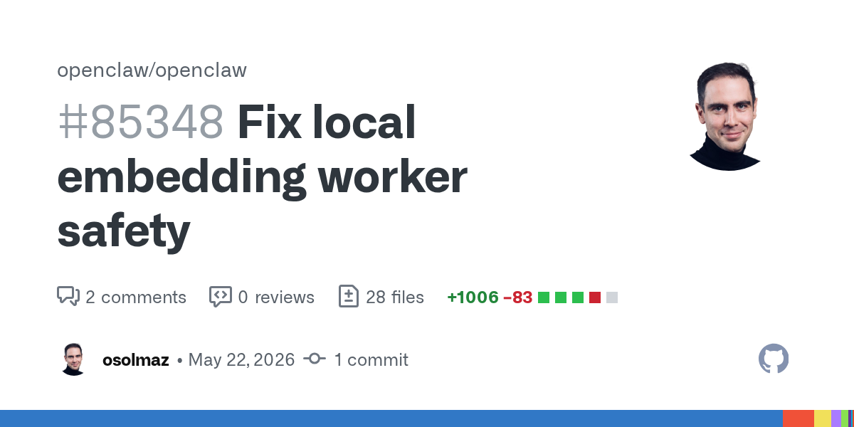 Local Embeddings Should Not Be Able to Take Down the Agent Runtime