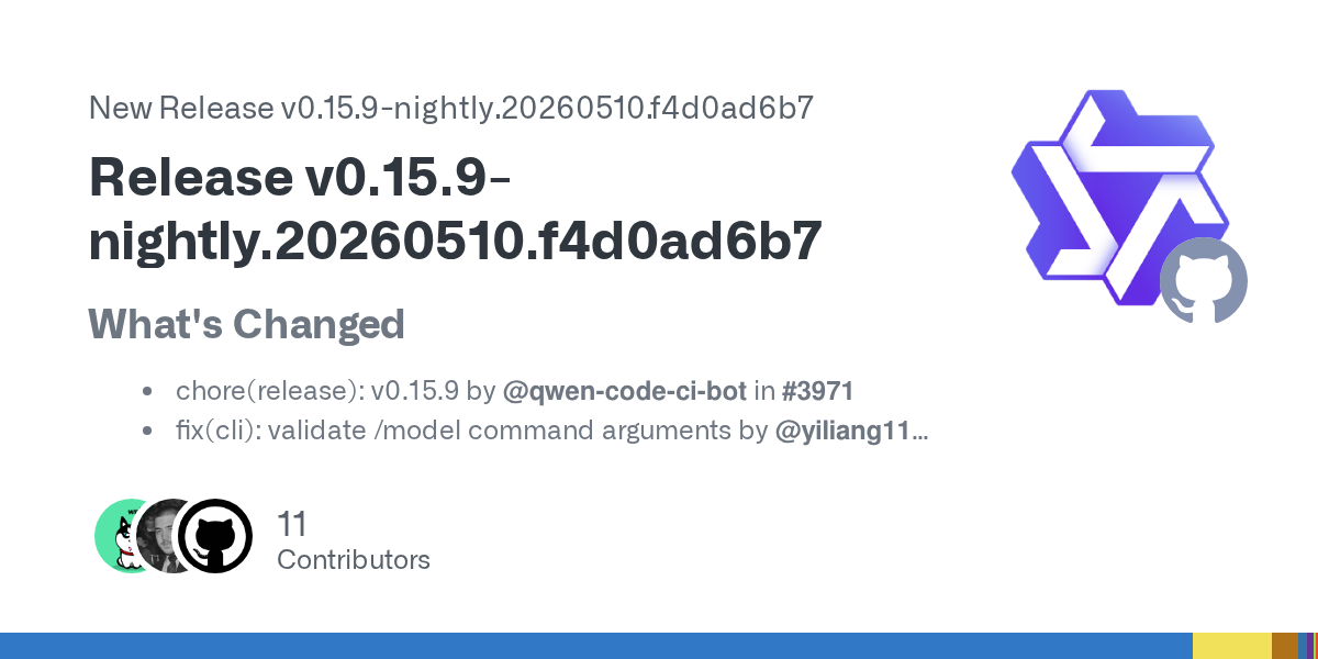 Qwen Code’s May 10 Nightly Turns Memory Into the Next Agent Battleground
