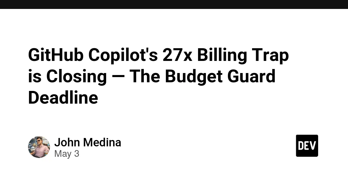 GitHub Copilot's Usage-Based Billing Transition Is a Budget Trap for Teams With Recursive Loops