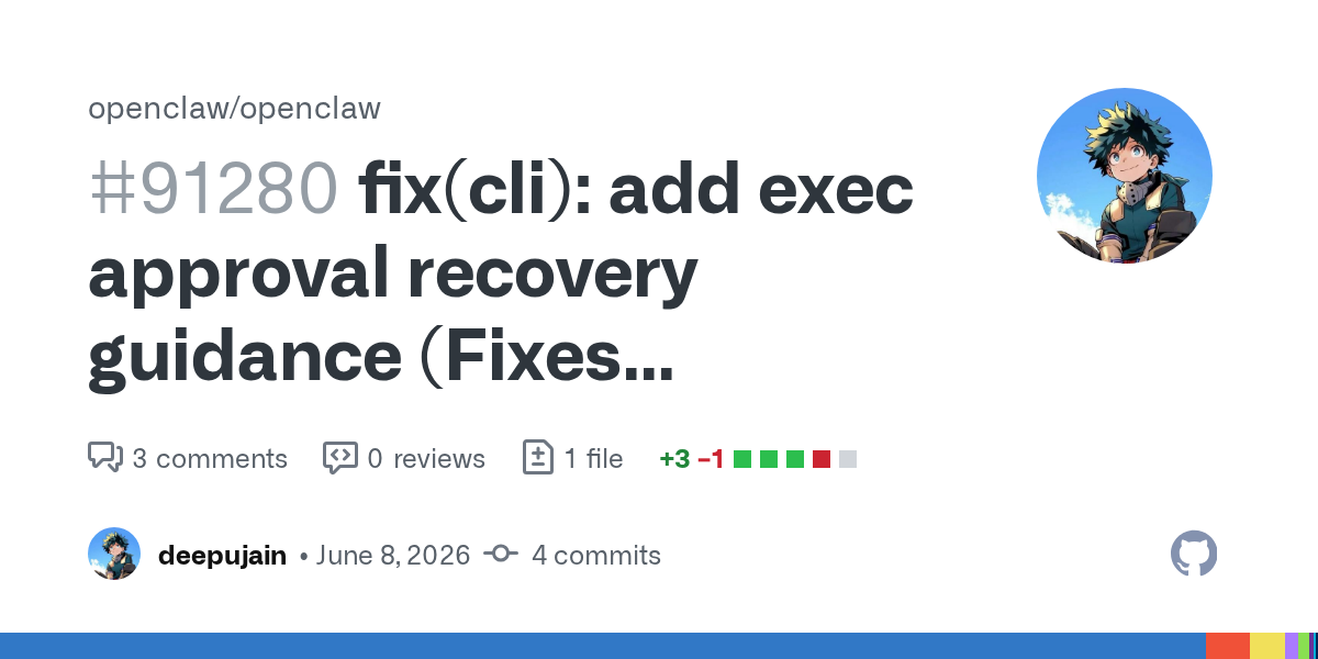 OpenClaw's Approval Error Patch Shows Why Operator UX Is Security Infrastructure
