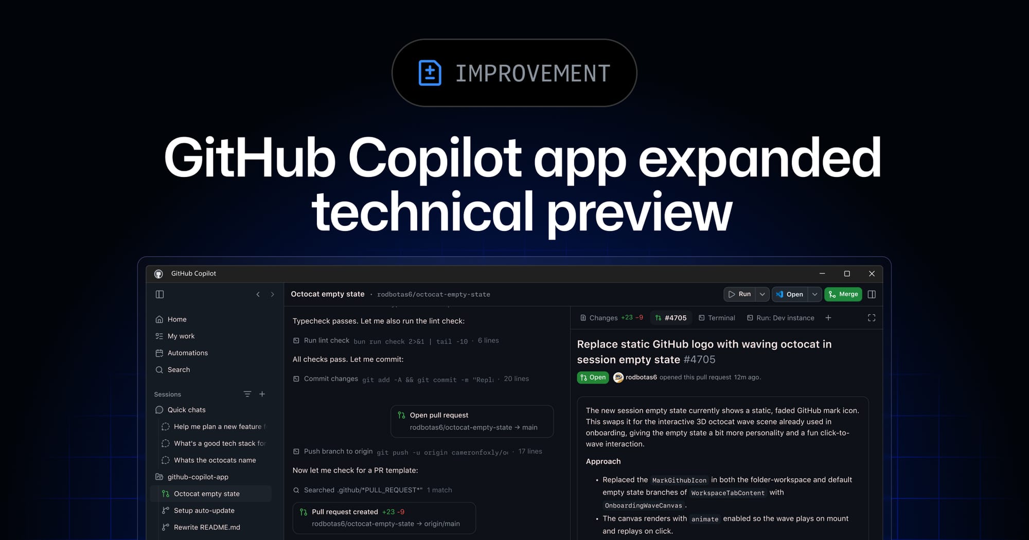 GitHub Copilot App Canvases Admit the Real Problem: Agent Work Needs Inspectable State, Not Longer Chat Threads