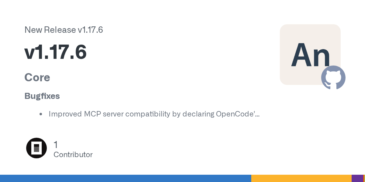 OpenCode 1.17.6 Fixes an MCP Honesty Bug: Do Not Advertise What You Cannot Do