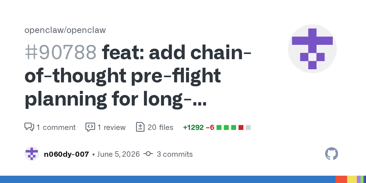 OpenClaw's Long-Running Goal PR Shows Why Planning Becomes Product Surface the Moment It Persists