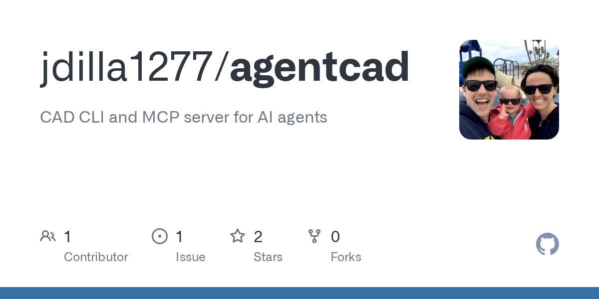 AgentCAD Turns Claude Code Into a Parametric CAD Operator — With JSON Where the Vibes Usually Go
