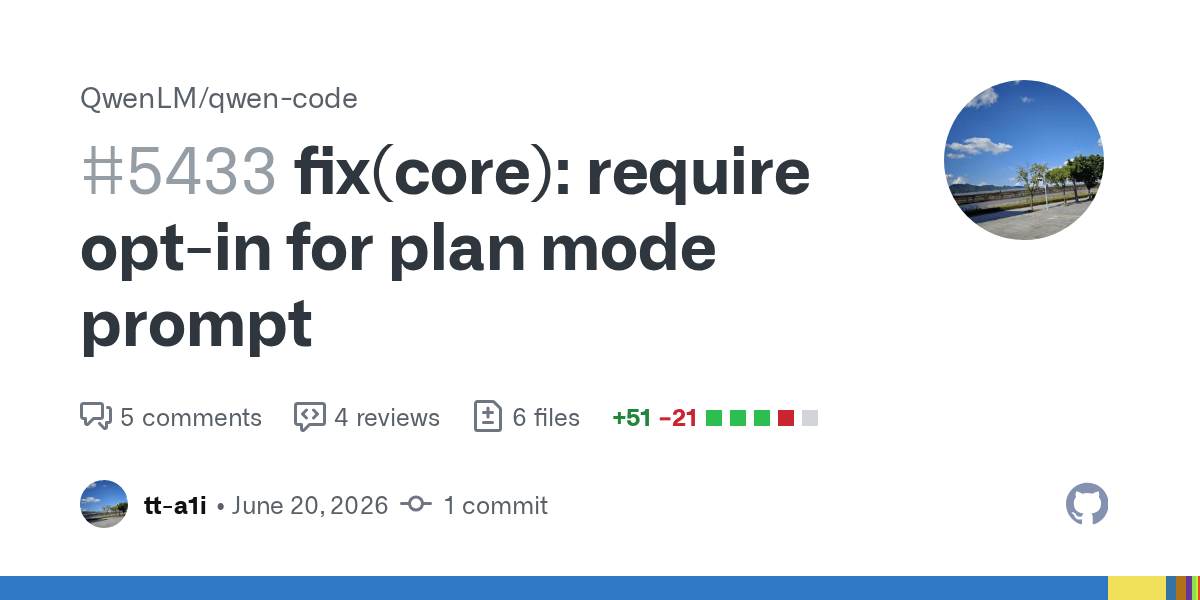 Qwen Code’s June 20 Safety Fixes Are About Consent and Boundaries