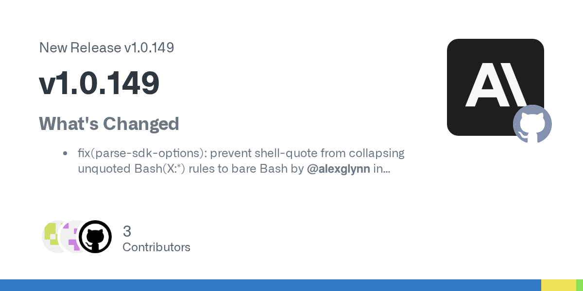Claude Code Action 1.0.149 Fixes a Permission Parser Bug That Could Quietly Turn Scoped Bash Into All Bash