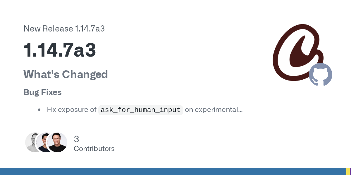 CrewAI 1.14.7a3 Quietly Moves Flows Toward a Real Runtime Contract