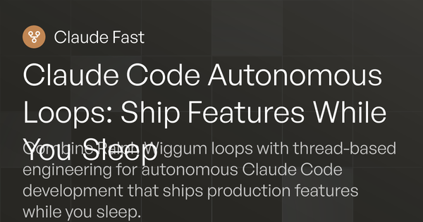 Claude Code Autonomous Loops: The Unified Model That Lets an Agent Ship Features While You Sleep