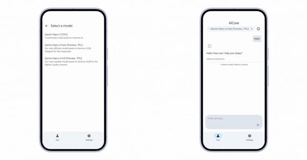 Gemini Nano 4 Arrives for Android AICore: 4x Faster, 60% Less Battery, Based on Gemma 4