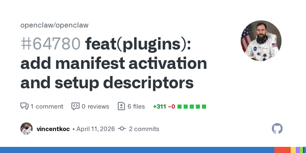 Plugin Setup Metadata Is the Kind of Boring Change That Separates Platforms from Plugin Zoos