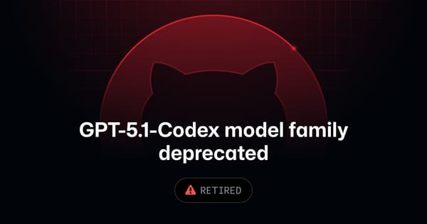 GitHub Copilot Deprecates GPT-5.1-Codex Models