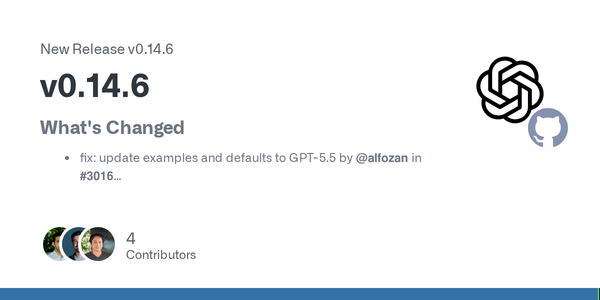 OpenAI’s Agents SDK 0.14.6 Says the Framework Fight Is Moving From Agent Loops to Default Runtime Choices