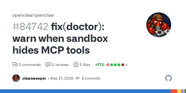 OpenClaw’s MCP Tool Bug Was Not Just Missing Tools. It Was Missing Diagnostics.