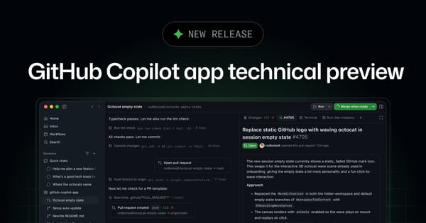 GitHub Copilot Gets a Desktop App Because Agent Work Now Needs Its Own Workspace