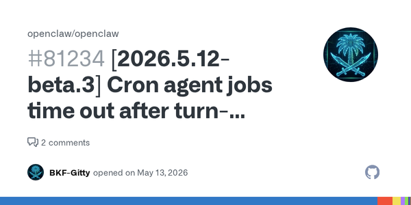 A Fresh OpenClaw Cron Bug Shows Why Agent Schedulers Need Lane Isolation, Not Just Health Checks