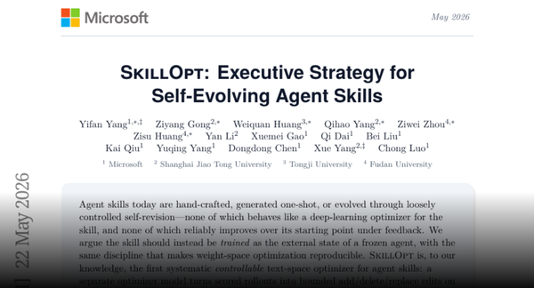 SkillOpt Treats Agent Skills Like Trainable Infrastructure, Not Prompt Folklore