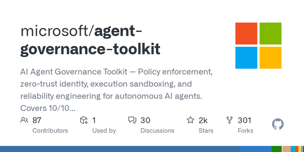 Microsoft Agent Governance Toolkit Moves Agent Security Into the Middleware Path Where It Belongs
