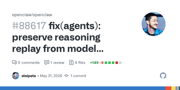 OpenClaw’s Reasoning Replay Fix Is a Win for Local and Self-Hosted Coding Models