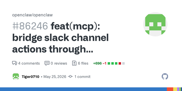 OpenClaw’s Slack MCP Bridge Turns a Documented Skill Into a Callable Tool Surface