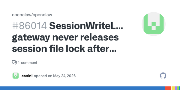The Session Lock Bug Is the Kind of Failure That Separates Agent Demos From Agent Operations