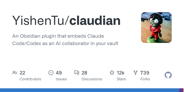 Claudian Brings Claude Code Into Obsidian — Which Makes Your Notes a Workspace, Not Just Context