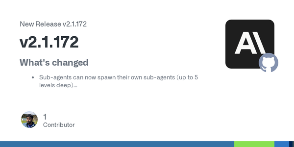 Claude Code Nested Sub-Agents Are Here — and the Five-Level Cap Is the Story