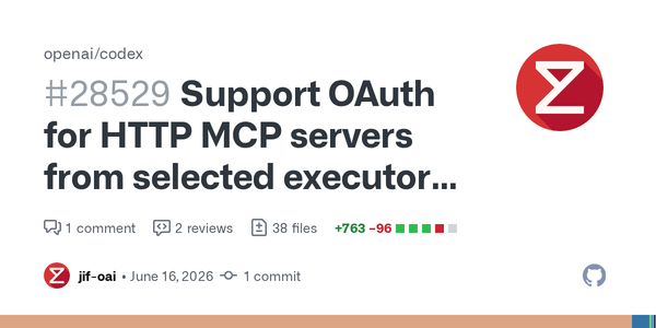 Codex Routes MCP Auth Through the Executor, Because Tool Credentials Should Not Teleport Across Trust Boundaries