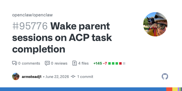 ACP Background Tasks Need to Wake the Parent Agent, Not Just Announce That They Finished