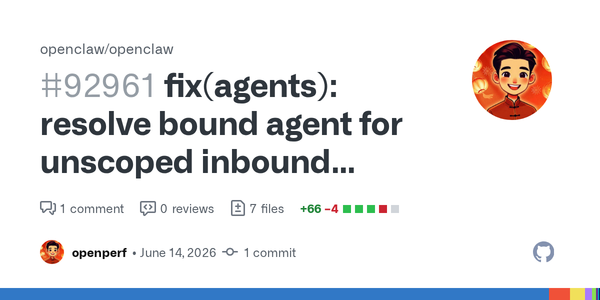 OpenClaw’s Bound-Agent Workspace Bug Is the Multi-Agent Failure Mode Hiding in Plain Sight