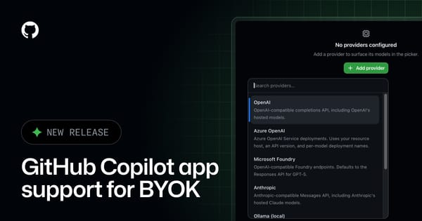 Copilot BYOK Turns GitHub’s App Into a Model-Routing Front End for Azure OpenAI and Foundry