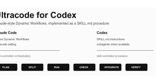 Ultracode Shows the Difference Between a Native Agent Workflow and a Markdown Workflow