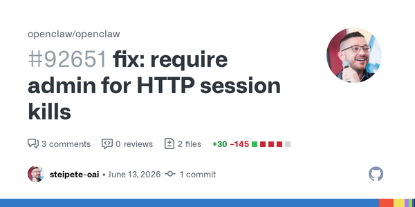 A Spoofable HTTP Session-Kill Path Is Exactly the Kind of Agent Control-Plane Bug Enterprises Should Hunt