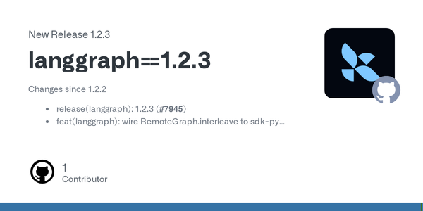 LangGraph 1.2.3 Makes Streaming and Subagent Traces the Real Framework Feature