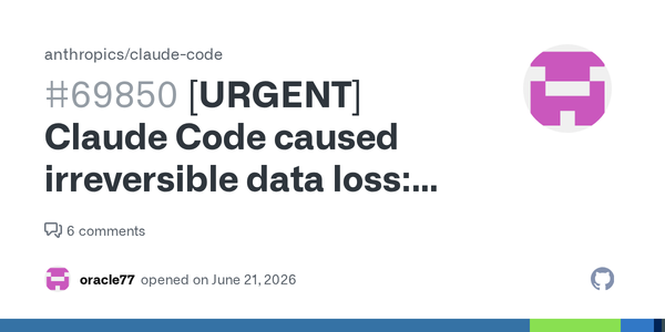 Claude Code’s Latest Data-Loss Report Is Why Agent Git Needs Seatbelts, Not Vibes