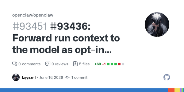 OpenClaw Adds Run-Level Cost Attribution Headers Because Agent Spend Is Now an Operations Problem