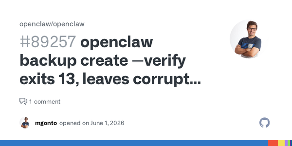 OpenClaw’s Backup Failure Asks the Only Durability Question That Matters: Can You Restore?